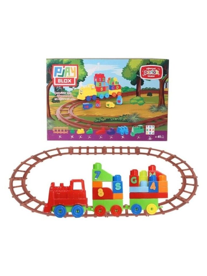 2403 - PLAYBOX 41 PARÇA LEGO TREN SETİ