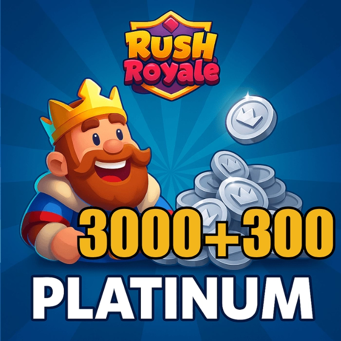 Rush Royale 3000 + 300 Platinum