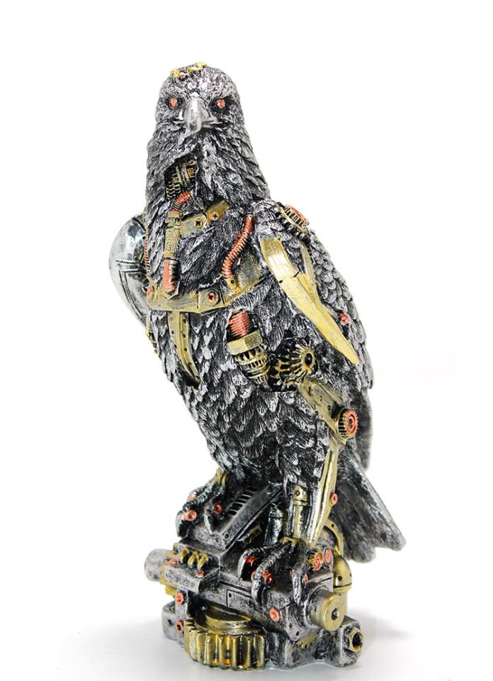 Steampunk Polyester Kartal Figürü