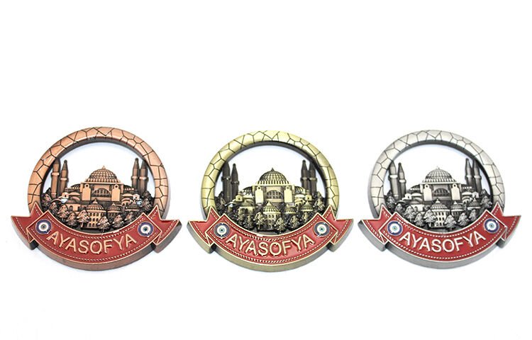 İstanbul Temalı Metal Magnet Model 4
