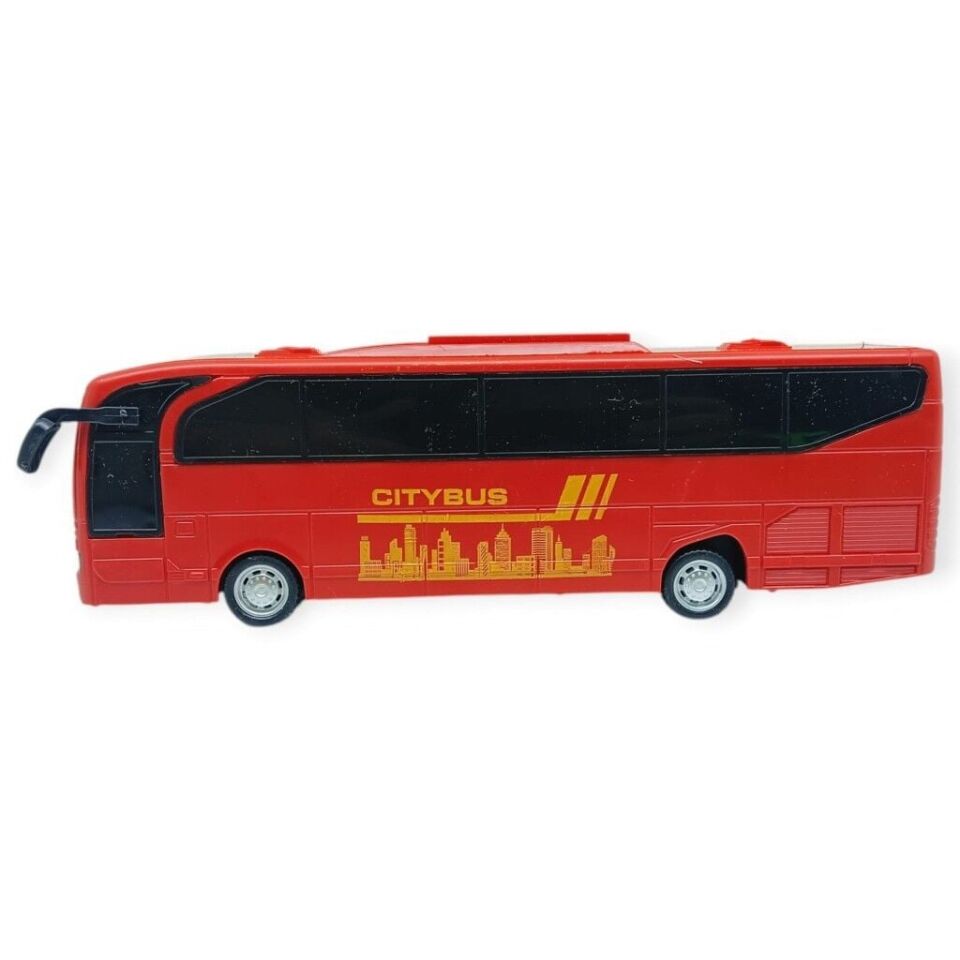 Sürtmeli Tur Otobüsü - 23 cm - Kırmızı
