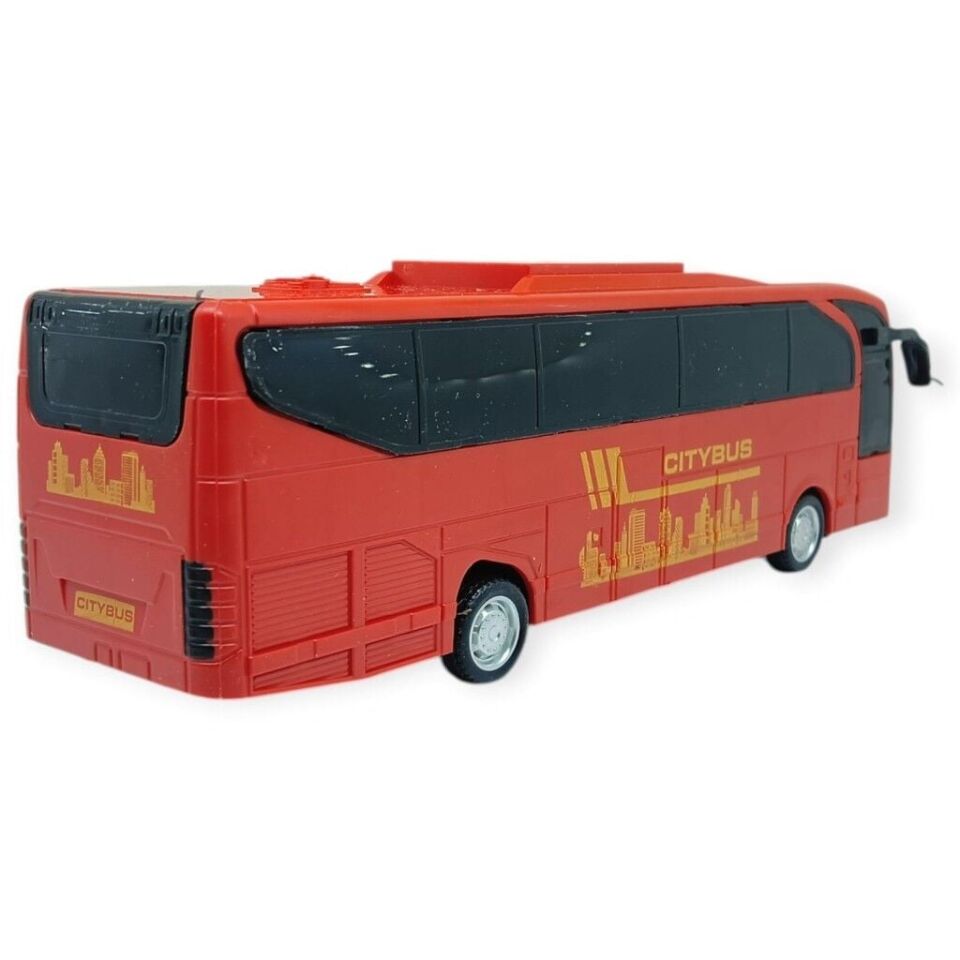 Sürtmeli Tur Otobüsü - 23 cm - Kırmızı