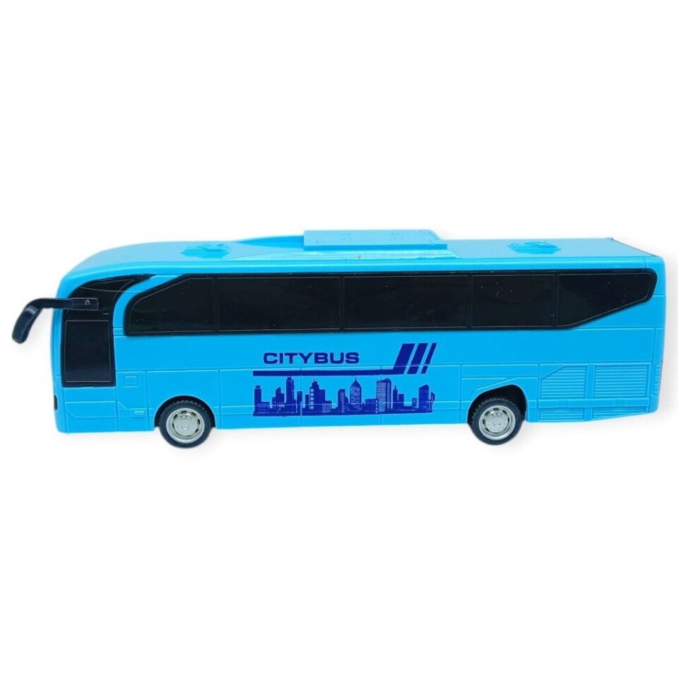 Sürtmeli Tur Otobüsü - 23 cm - Mavi