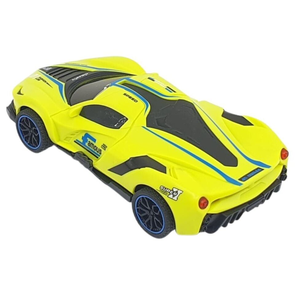 Sürtmeli Drift Arabalar 15 cm - D400-52 - Sarı