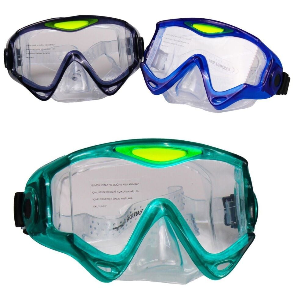 BERMUDA 2363/A MASKE DELUX DAPHNE VAKUMLU SARI / YEŞİL