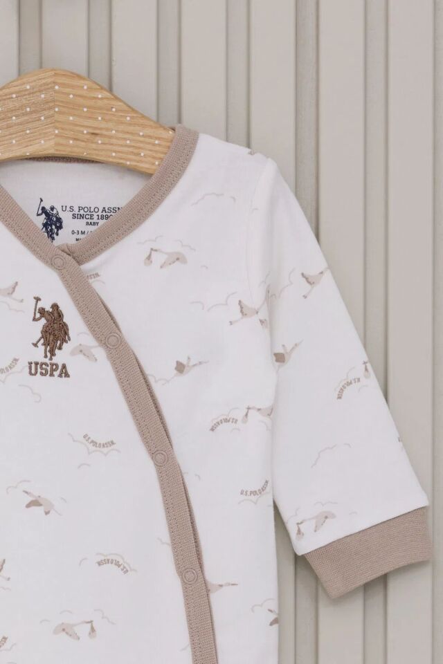 U.S Polo Bebek Tulum USB2019 Krem