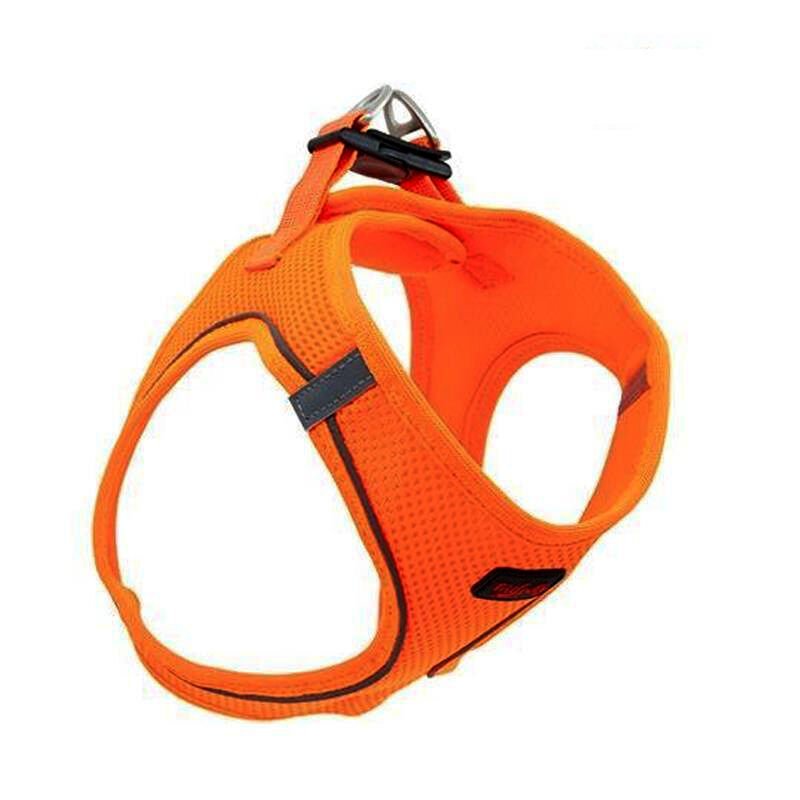 Tailpetz Air Mesh Köpek Göğüs Tasması X Large 54x60 cm Neo Turuncu