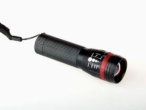 Power Ledli Ve Zoomlu 2 Km Menzilli Alüminyum El Feneri (1077)