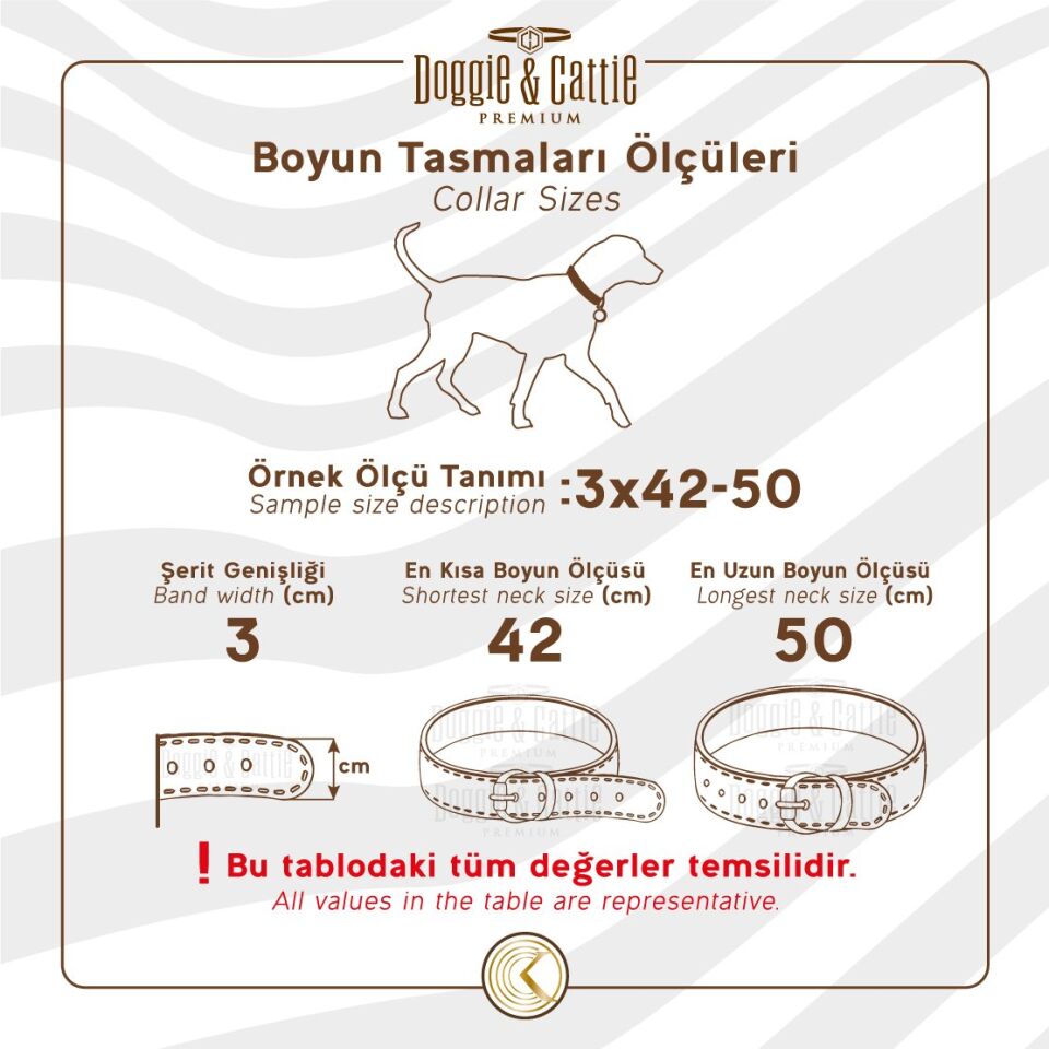 Doggie Konfor Seri Dokuma Köpek Boyun Tasması 4x52-60cm Kırmızı