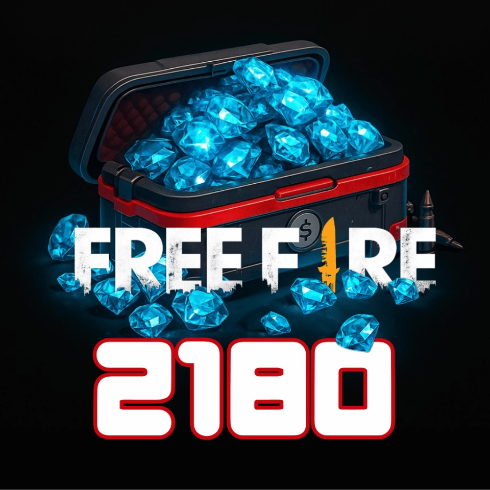 Free Fire 2180 Elmas