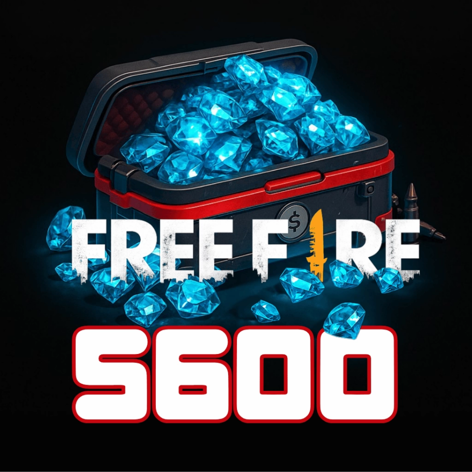 Free Fire 5600 Elmas