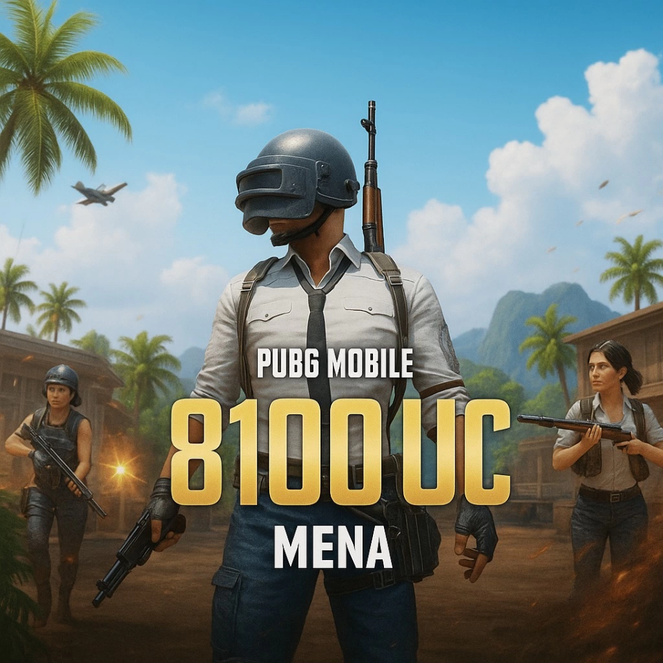 PUBG Mobile 8100 UC Mena