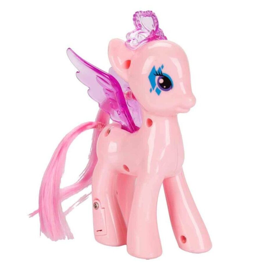 Işıltılı Pony Figür - Işıklı Figür - Pembe