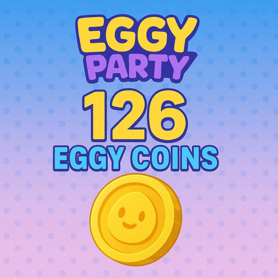 120 Eggy Coins + 6 Bonus