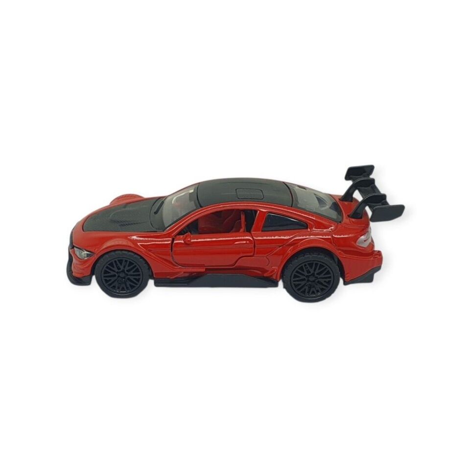 Çek Bırak Metal Arabalar 12 cm - 3671C - Kırmızı