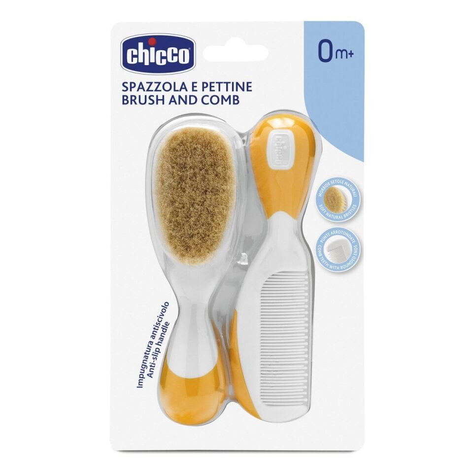 Chicco Fırça ve Tarak Seti 0 Ay+ Turuncu Turuncu