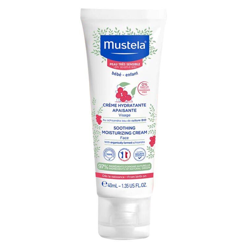 Mustela Soothing Çok Hassas Ciltler İçin Yüz Kremi 40 ml