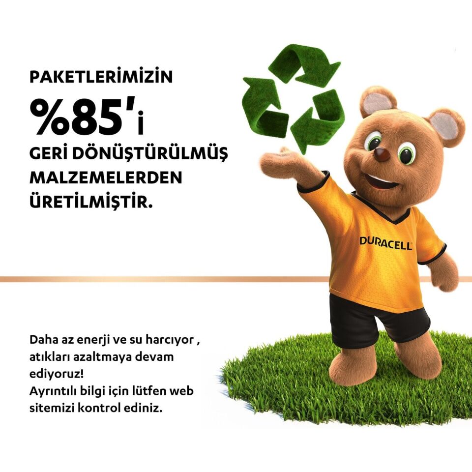 Duracell 4Lü AAA İnce Kalem Pil