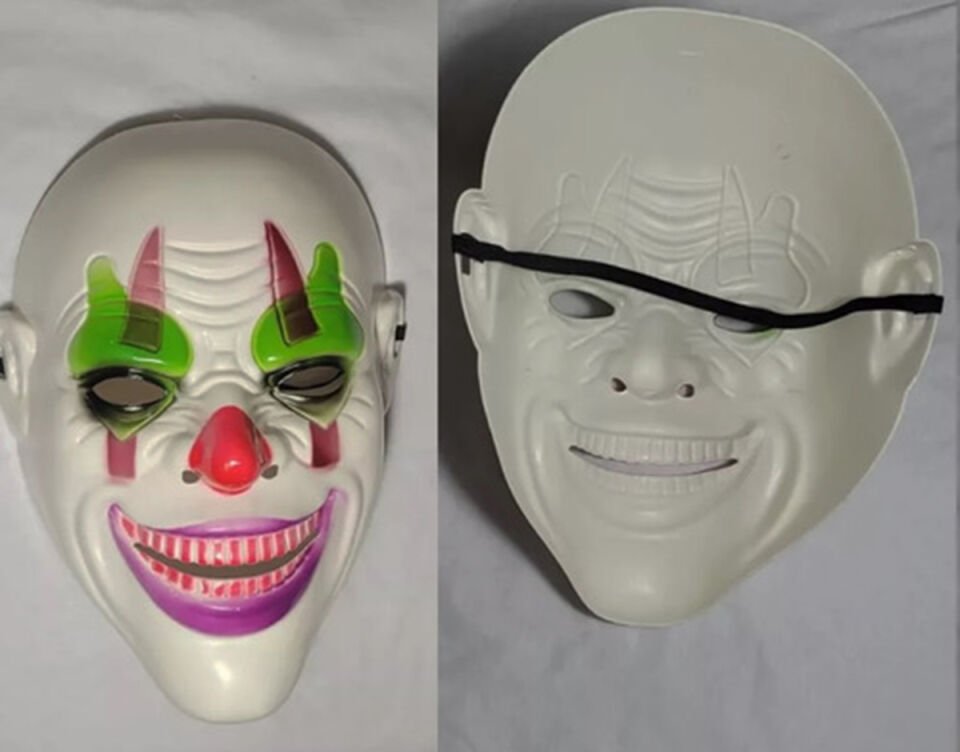 Psikopat Palyaço Temalı Joker Maskesi