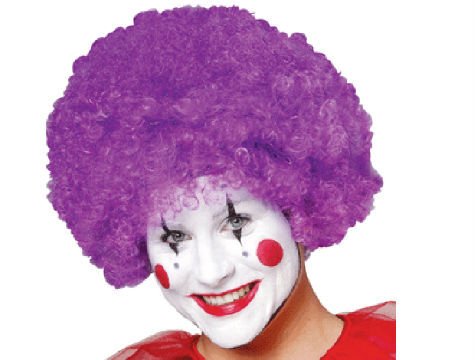 Kabarık Bonus Peruk Saç  Mor (1077)