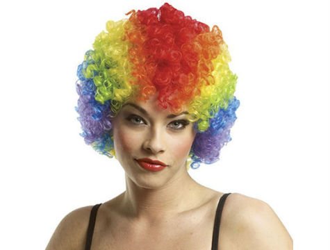 Karışık Renkli Kabarık Bonus Peruk Saç (1077)