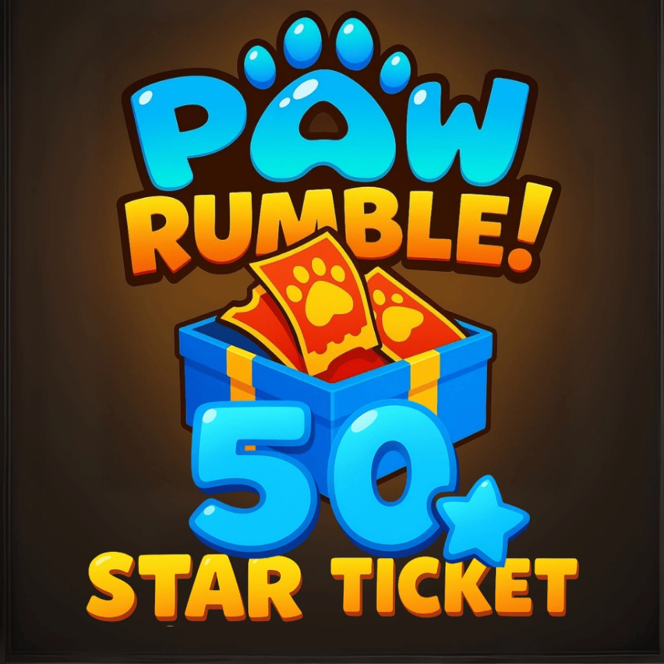 Paw Rumble 50 Star Ticket
