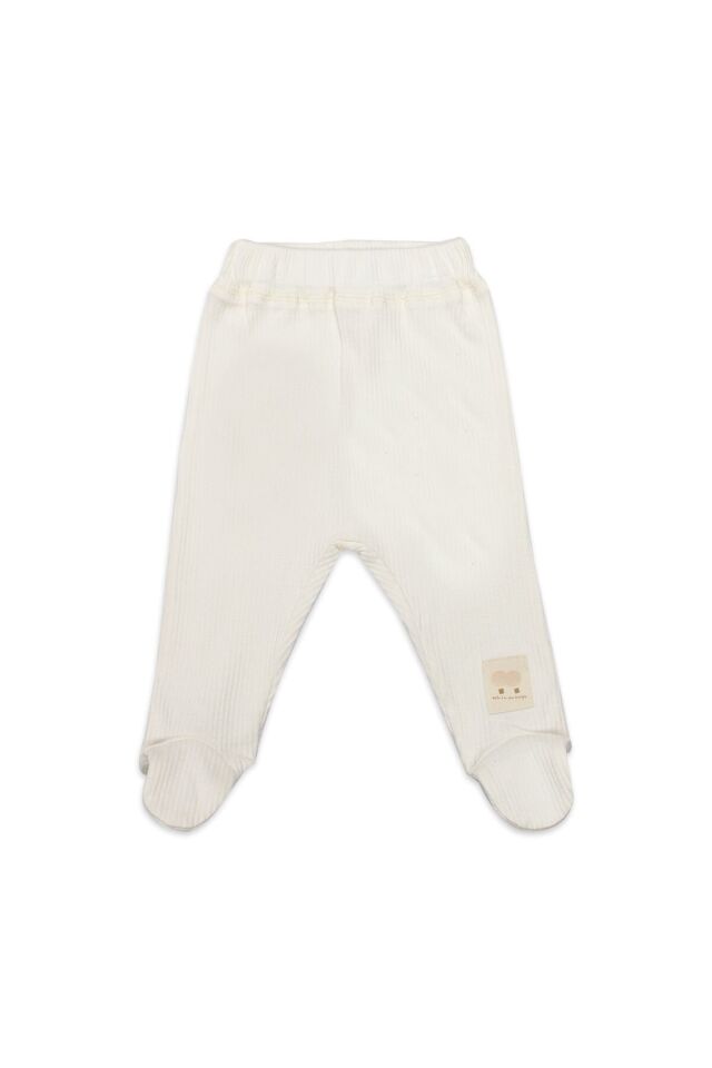 Bistyle Modal Flying Balloons Patikli Pantolon BS16122 Ekru