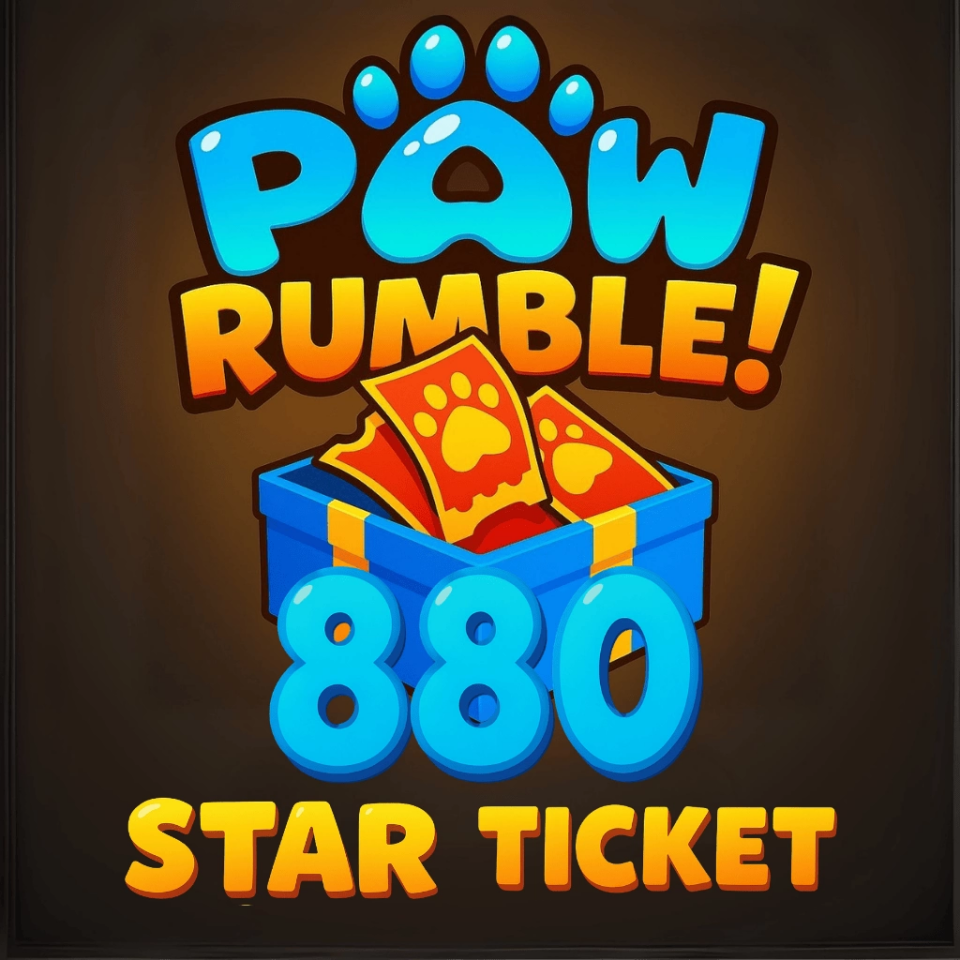 Paw Rumble 880 Star Ticket