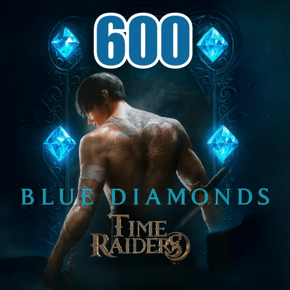 Time Raiders 600 Blue Diamonds