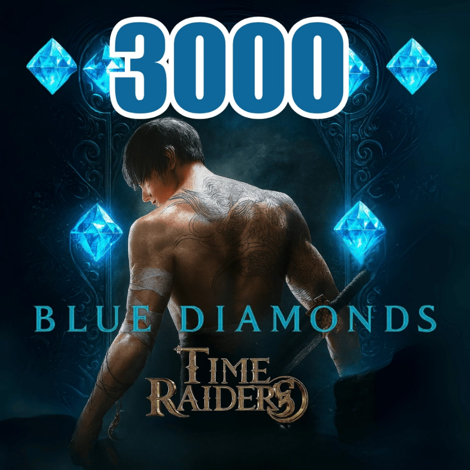 Time Raiders 3000 Blue Diamonds