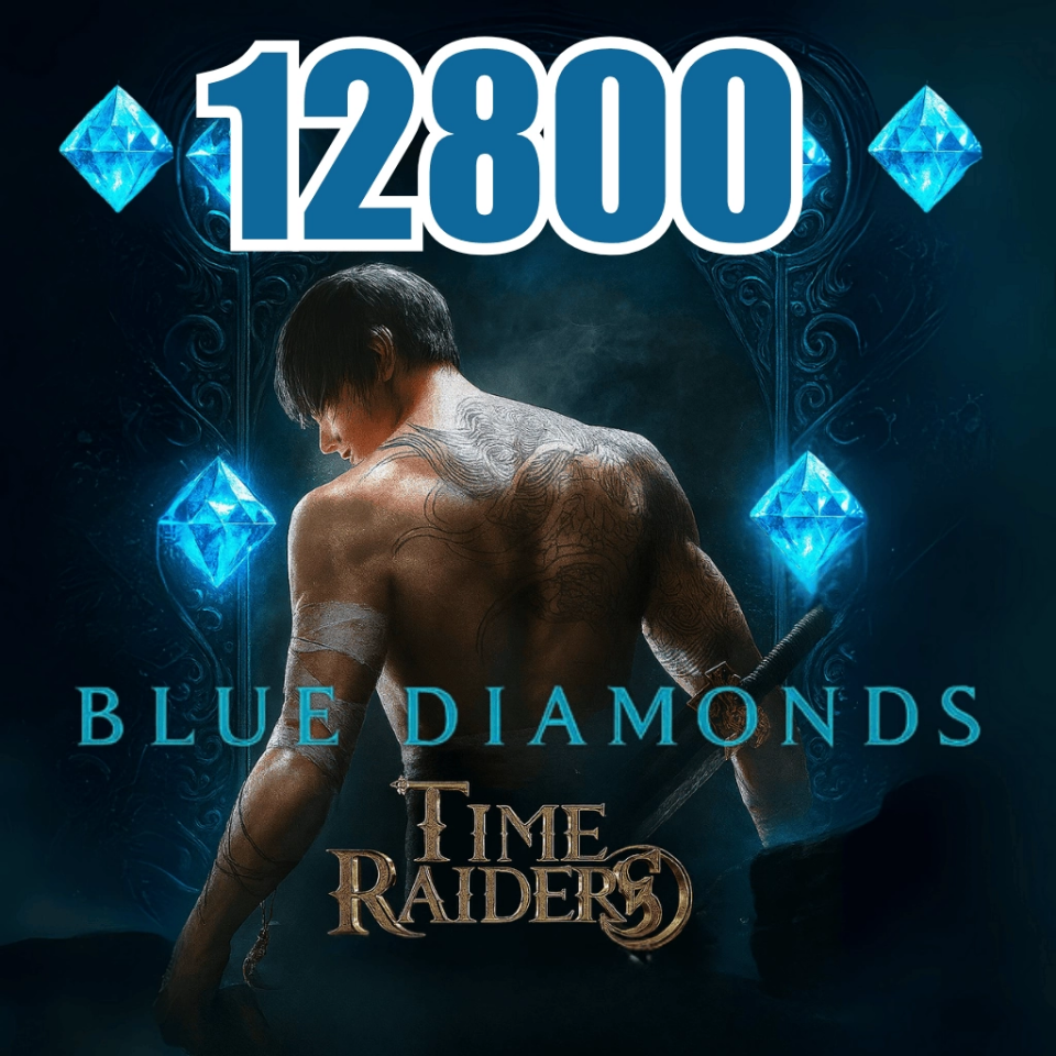 Time Raiders 12800 Blue Diamonds