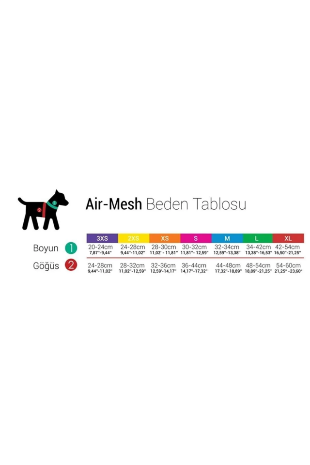 Tailpetz Air Mesh Köpek Göğüs Tasması XSmall 32x36 cm Brown