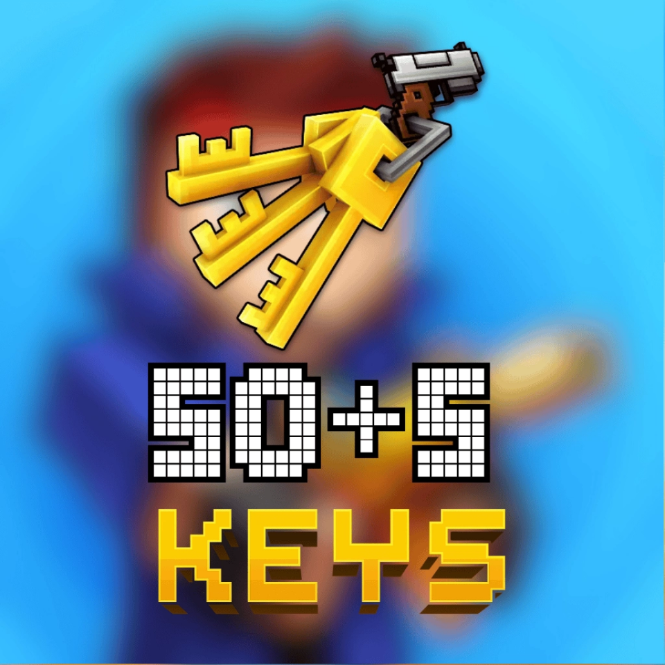 Pixel Gun 3D 55 (50+5) Keys