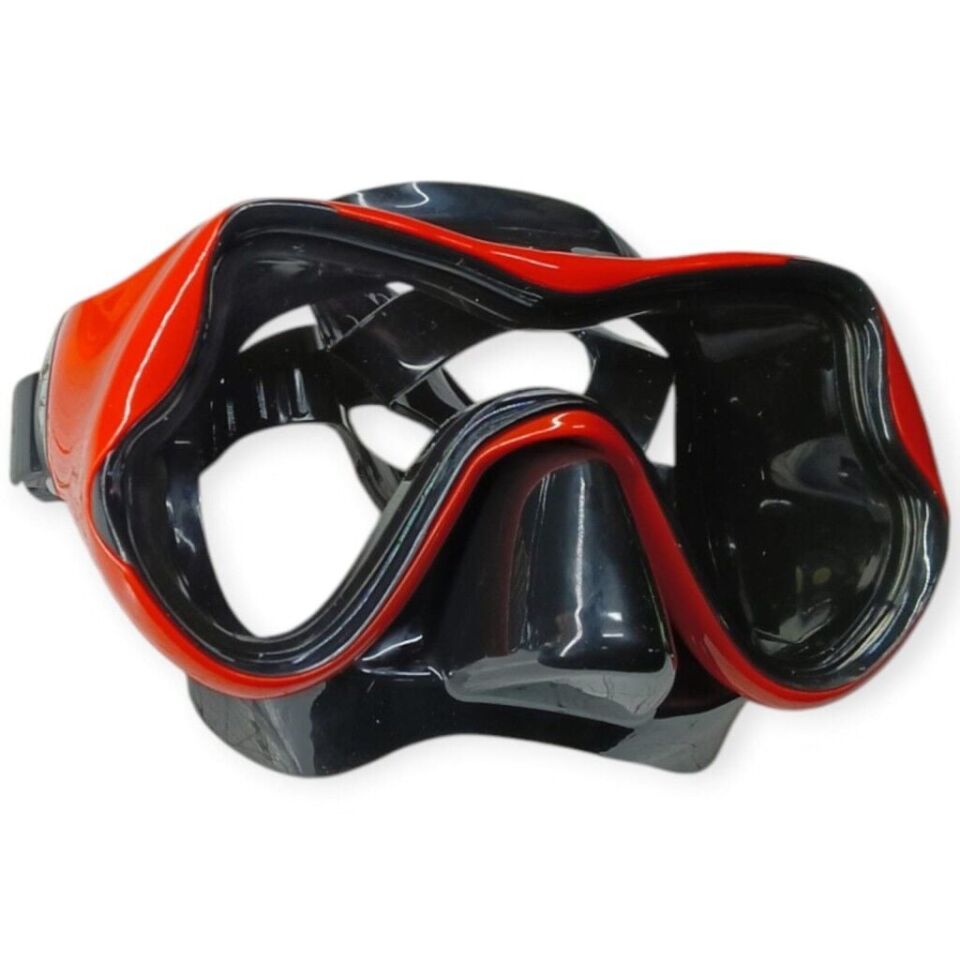 Star Diving Dalış Maskesi Yetişkin - 51704-KIRMIZI