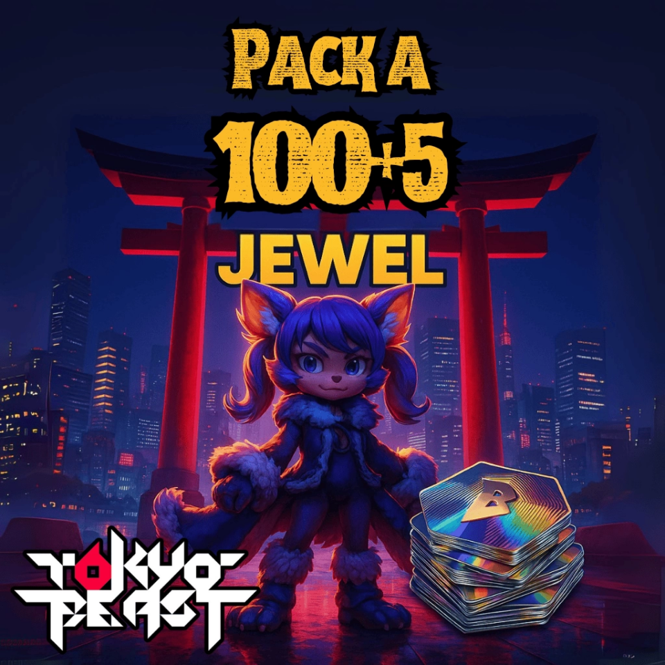Tokyo Beast Jewel Pack A - 100+5 Jewels