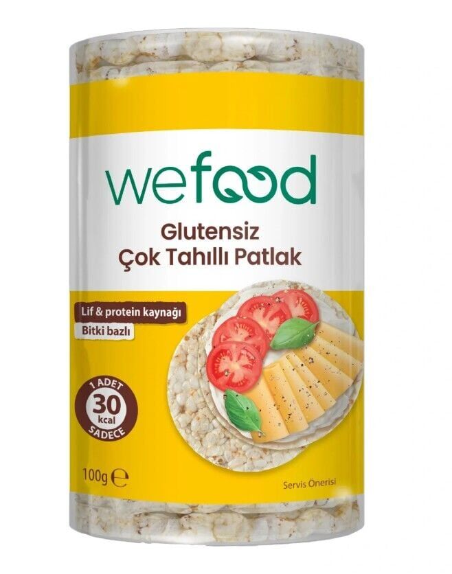 Wefood Çok Tahıllı Pirinç Patlağı 100 Gr