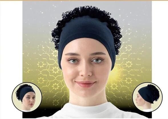 Bone  Dikişli Fırfırlı Bone Bandana (1077)