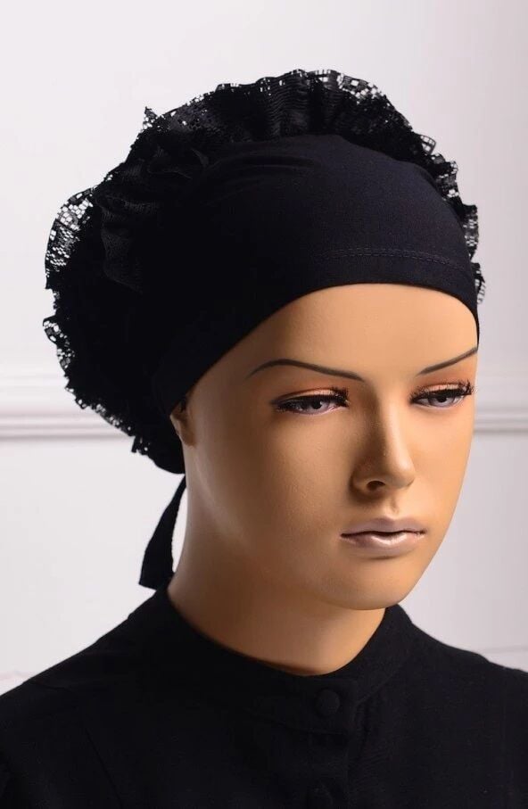 Bone  Dikişli Fırfırlı Bone Bandana (5Li Paket) (1077)