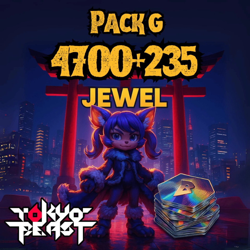 Tokyo Beast Jewel Pack G - 4700+235 Jewels