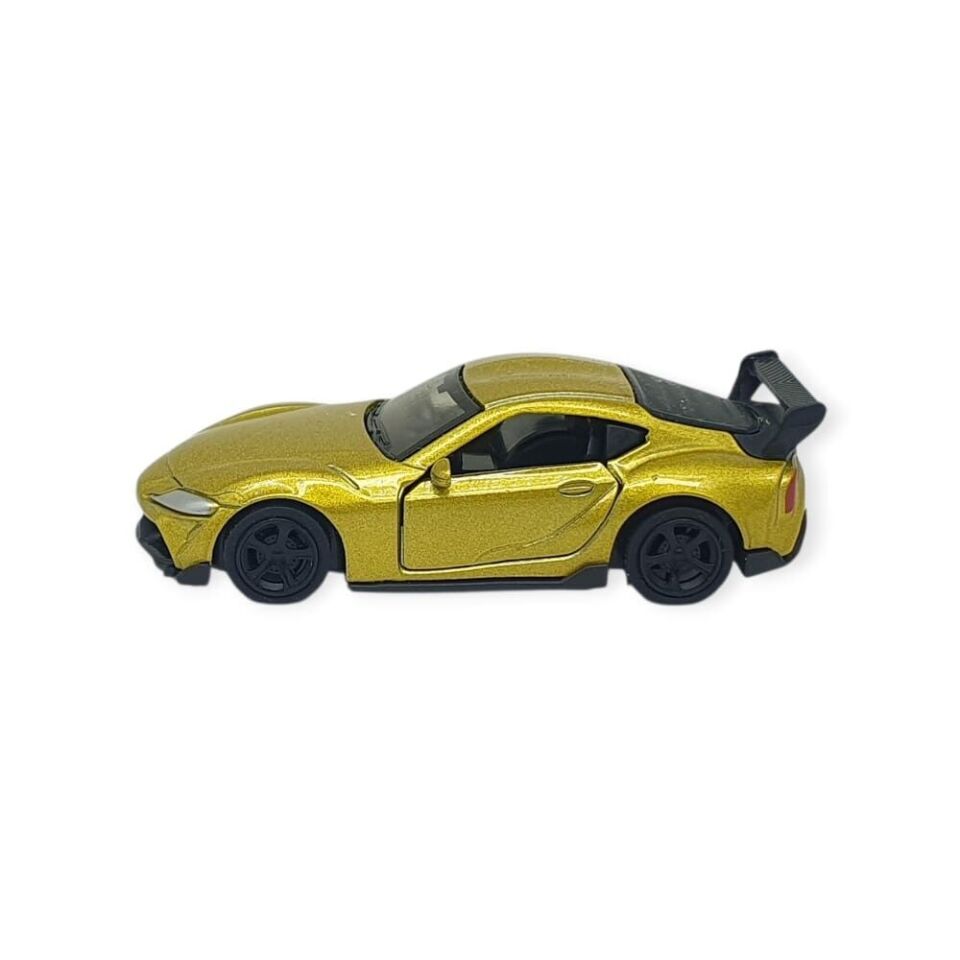Çek Bırak Metal Küçük Arabalar 8 cm - 6411A-13 - Altın