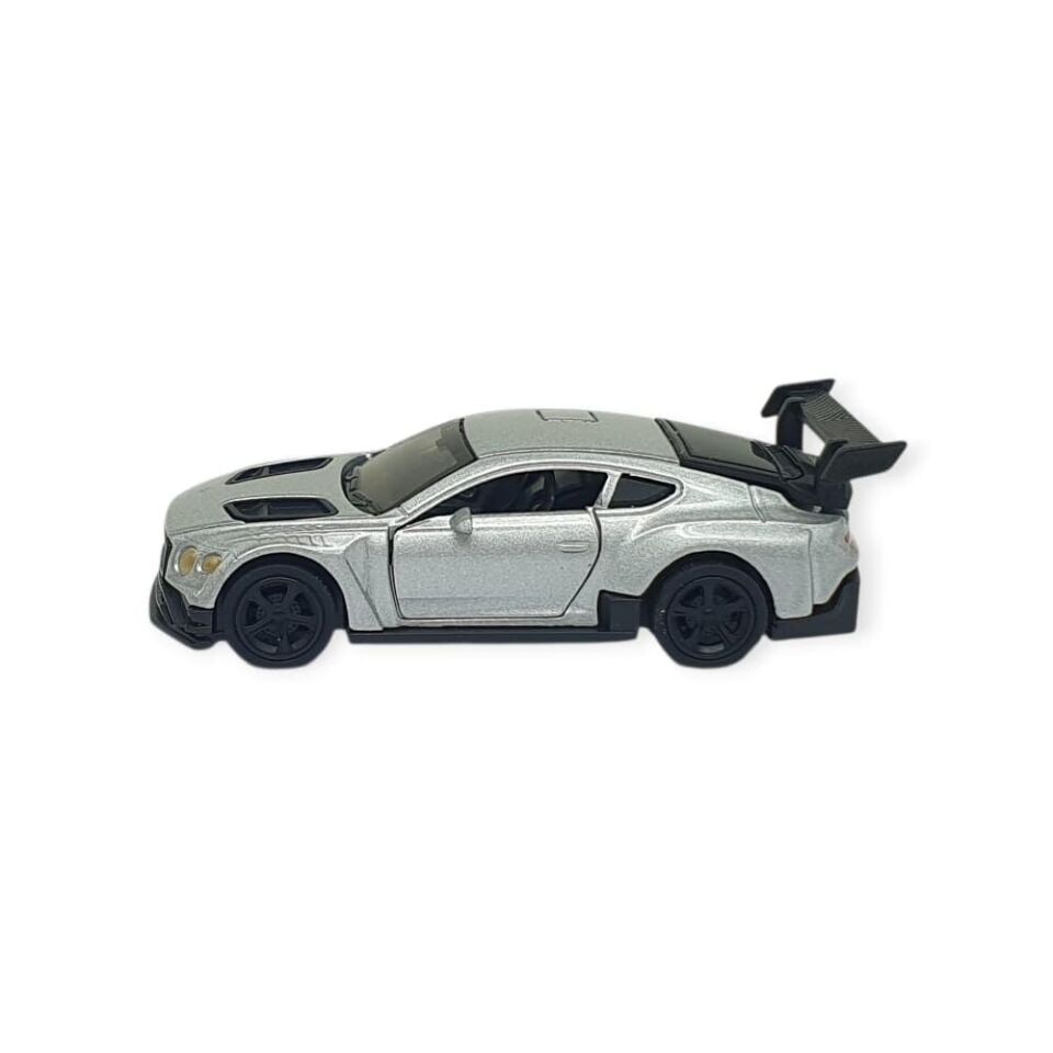 Çek Bırak Metal Küçük Arabalar 8 cm - 6411A-16 - Gümüş