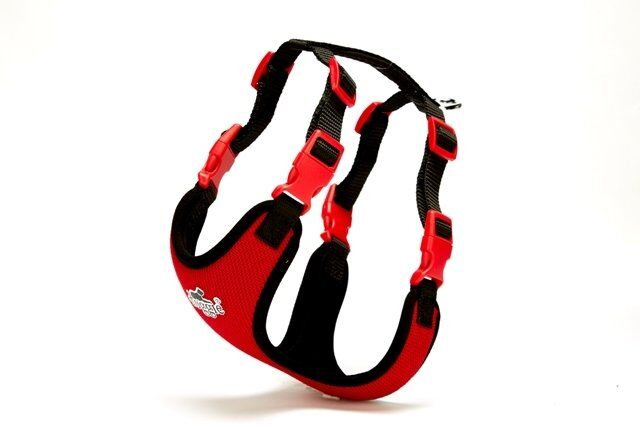 Doggie Yumuşak Softlu Köpek Göğüs Tasması 40/45 cm Kırmızı