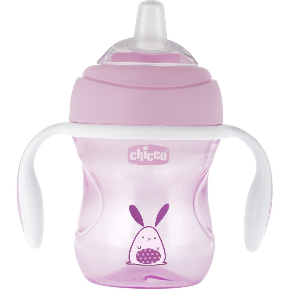 Chicco Yumuşak Uçlu Geçiş Bardağı 4 Ay+ Erkek