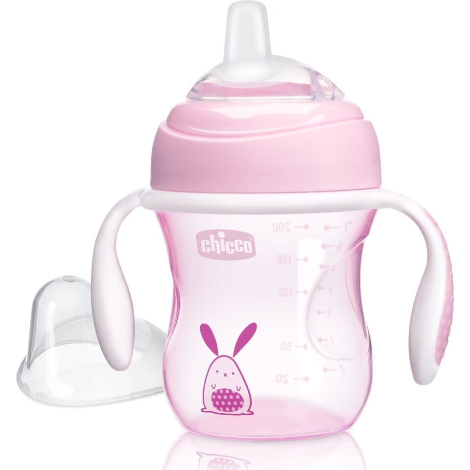 Chicco Yumuşak Uçlu Geçiş Bardağı 4 Ay+ Erkek