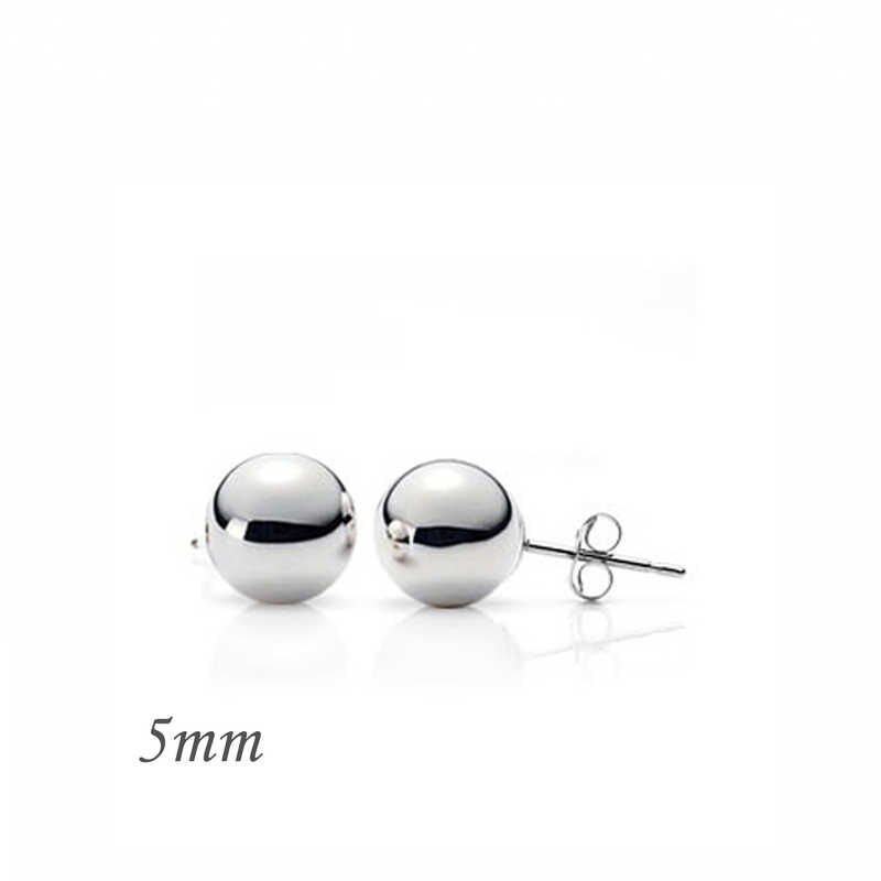 925 Ayar Gümüş Top Küpe  5 Mm Ea1160220 (1077)