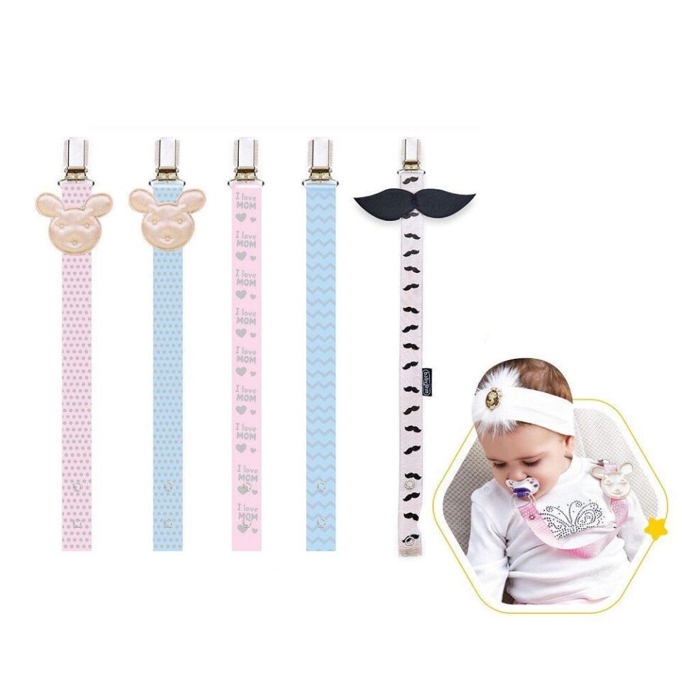 BabyJem Emzik Tutacağı Desenli 427 Pembe Ayıcık Pembe Ayıcık