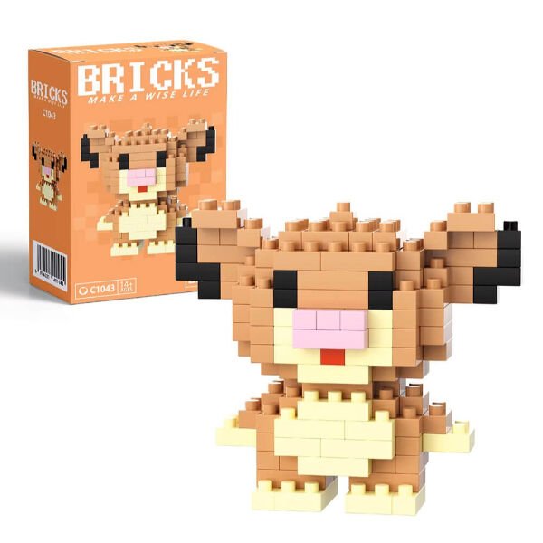 Bricks Aslan Kral Simba Mini Lego Figürü
