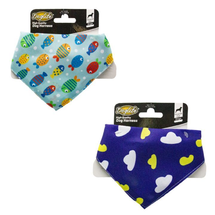 Doglife Kediler ve Köpekler İçin Fular Bandana (Karışık Renk/Desenlerde)