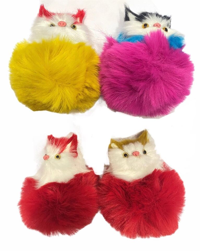 Catlife Göbekli Pofuduk Kedi Oyuncağı 10 cm