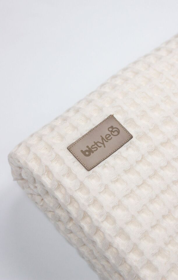 Bistyle Style Baby Pike Battaniye 110x110 70149 Ekru